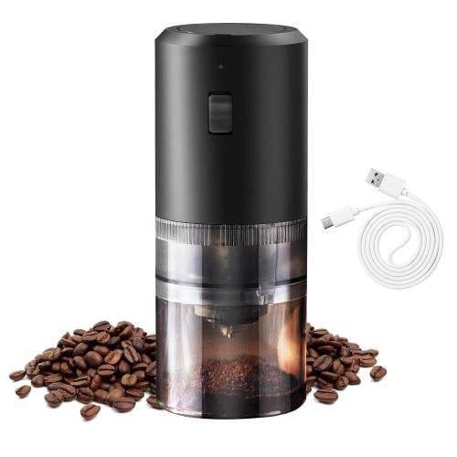 Electric Cordless Coffee Bean Grinder Rechargeable Battery 5 Levels Coarseness Ceramic Core Portable Coffee Grinder With Removable Cup For Espresso Co Electric Cordless Coffee Bean Grinder Rechargeable Battery 5 Levels Coarseness Ceramic Core Portable Coffee Grinder With Removable Cup For Espresso Co